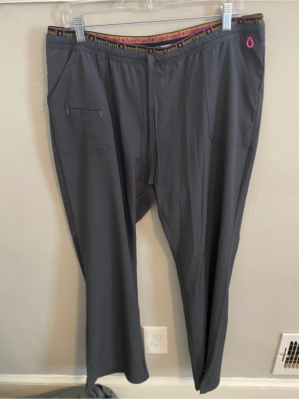 HeartSoul Grey Scrub Pants XL
